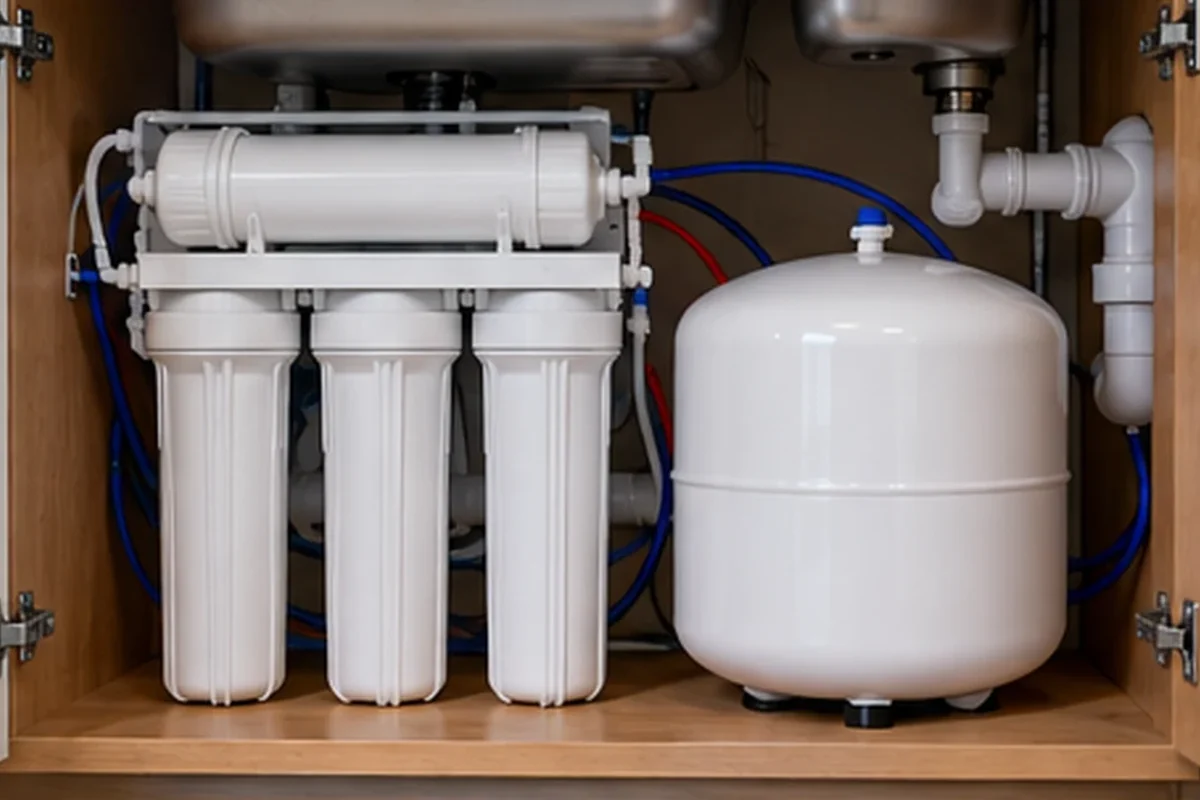 Under-sink reverse osmosis system