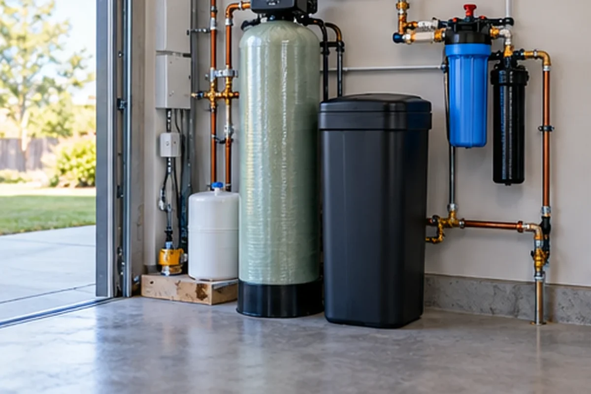 Well water treatment system